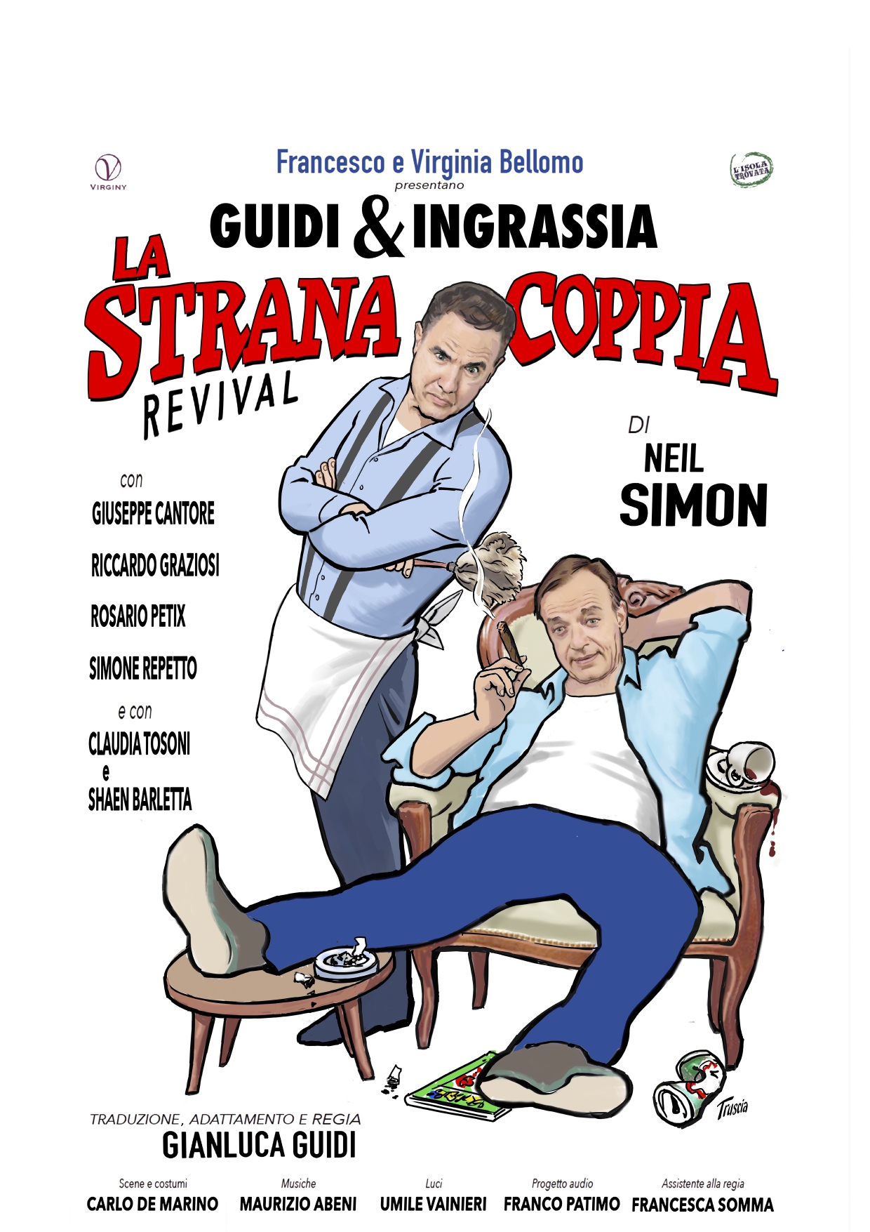 Stagione Teatrale 2024/2025 - LA STRANA COPPIA Revival - 5 dicembre - Teatro del Popolo