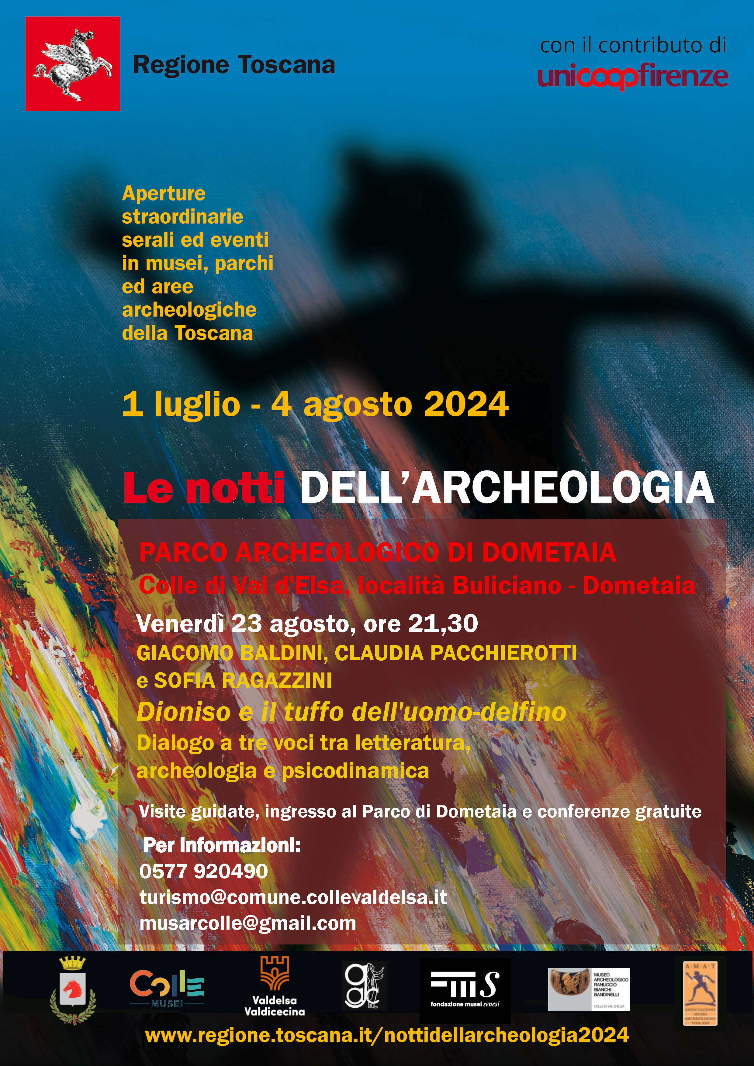 LE NOTTI DELL'ARCHEOLOGIA 2024 - Appuntamento del 23 agosto 2024