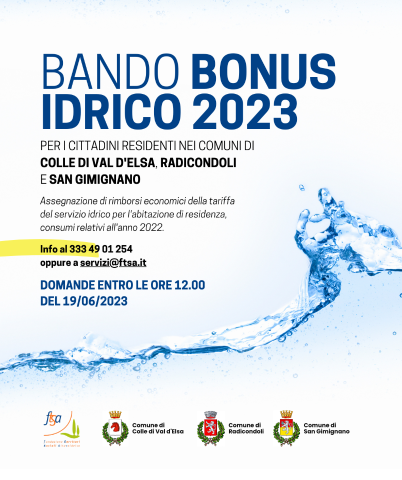Bando BONUS IDRICO 2023