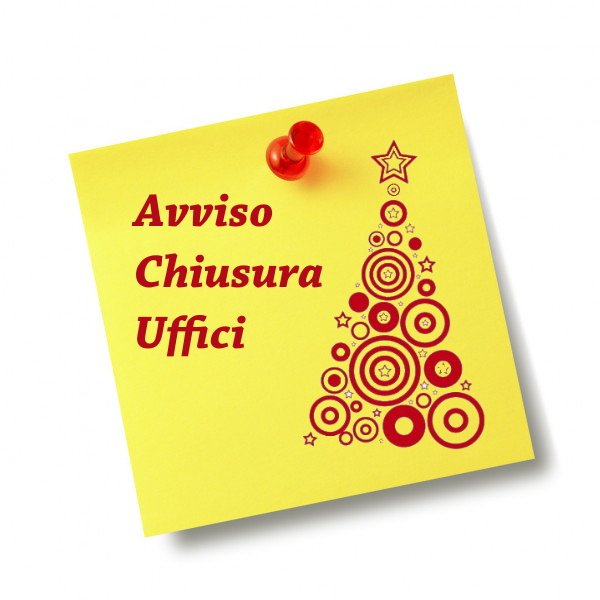 Avviso chiusura uffici - periodo Natalizio